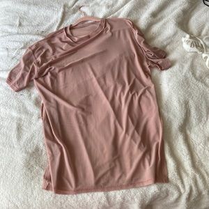 Cotton candy LA mesh cover up or shirt